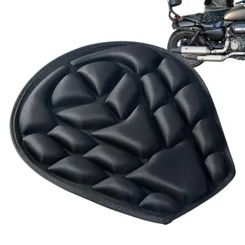 Подушка сиденья мотоцикла|3D чехлы для сидений мотоциклов в форме рога, амортизирующие|противоскользящие Сиденья мотоцикла, дышащие сиденья мопеда